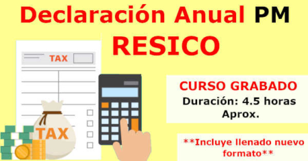 Declaración Anual de Personas Morales RESICO ElConta MX Cursos en