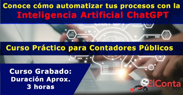 Inteligencia Artificial ChatGPT: Curso Práctico para Contadores Públicos
