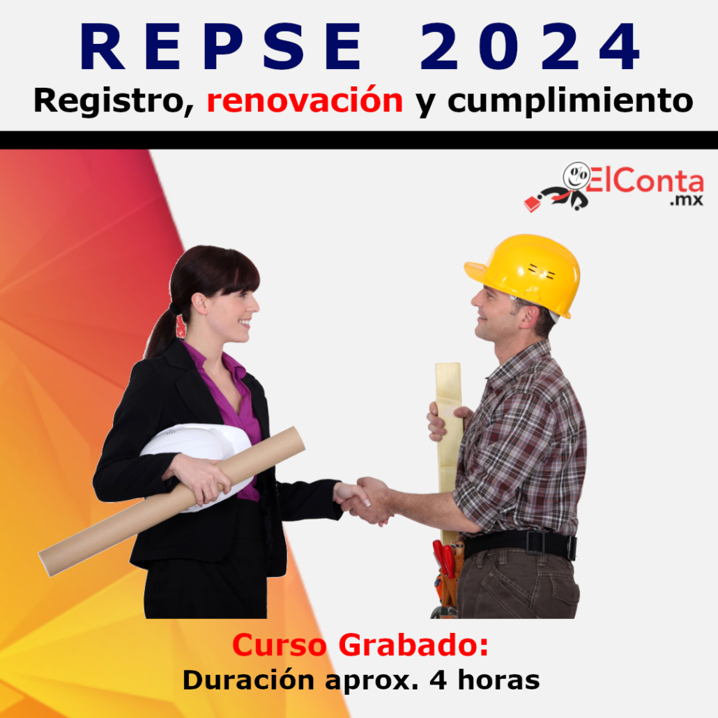 REPSE 2024. Registro, renovación y cumplimiento Curso GRABADO