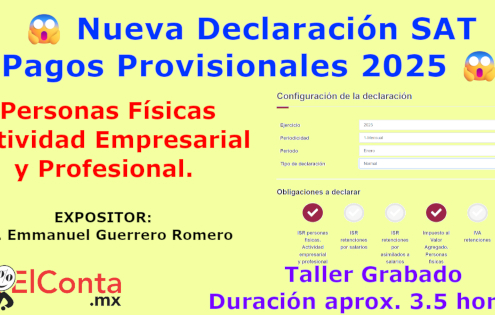 2025 02 06 curso declaraciones 2025 personas fisicas actividad empresarial profesional grabado 600