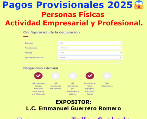2025 02 10 curso declaraciones 2025 personas fisicas actividad empresarial profesional redes grabado