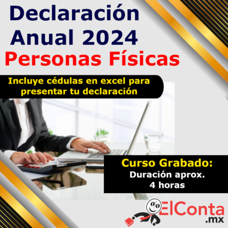 Declaración Anual 2024 de Personas Físicas - Curso GRABADO!! 11 2025 04 10 Dec Anual 2024 PF redes grabado