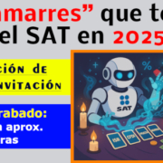 Los “amarres” que te hace el SAT en 2025 – Prevención de Cartas Invitación 1 2025 04 15 amarres del sat 2025 grabado 600