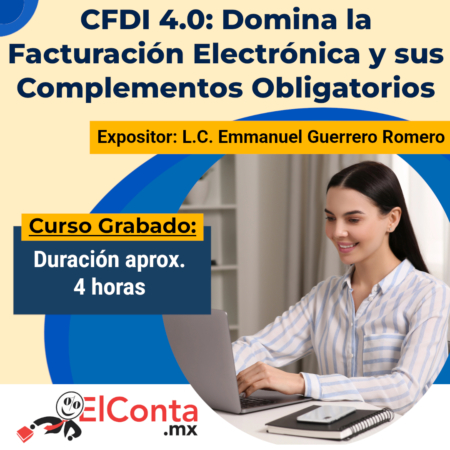 CFDI 4.0: Domina la Facturación Electrónica y sus Complementos Obligatorios - Curso GRABADO!! 12 2025 07 24 CFDI complementos obligatorios redes grabado