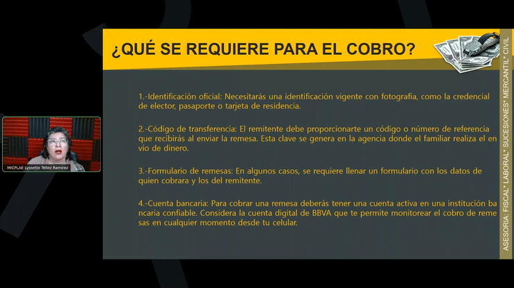 Jue. 16 oct. Depositos RECIBIDOS desde el extranjero. Tratamiento Juridico Fiscal high