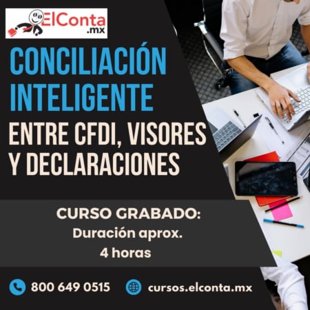 Conciliación Inteligente entre CFDI, Visores y Declaraciones. Curso Grabado!! 25 2026 01 23 conciliacion xml sat redes grabado