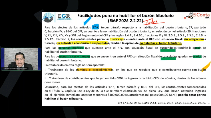 Jue. 8 Ene. Resolucion Miscelanea Fiscal 2026 high