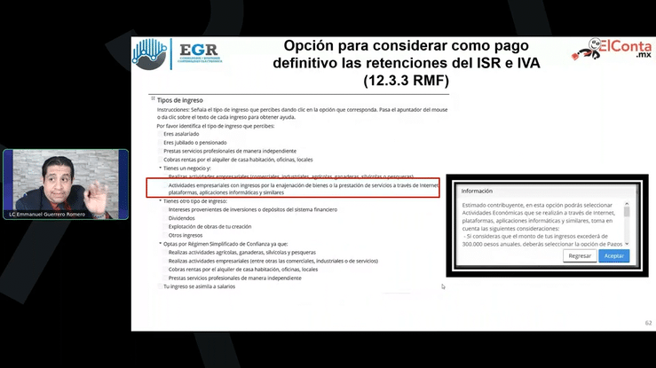 Mar. 3 Feb. Plataformas Digitales 2026. Deja de Perder Dinero en Impuestos ISR IVA y Deducciones. high