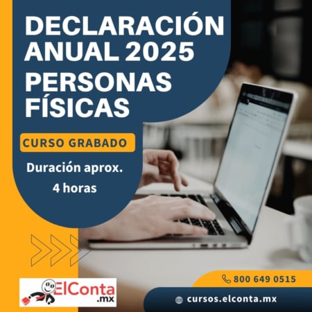 Declaración Anual Personas Físicas 2025. Curso Grabado!! 18 2026 03 26 dec anual pf 2025 redes grabado