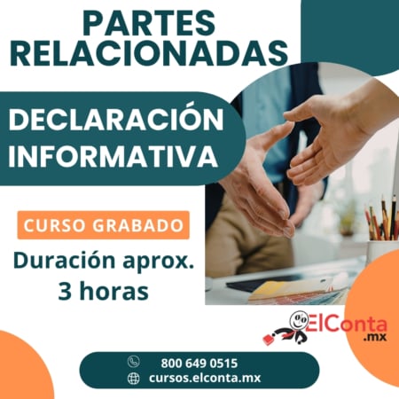 Partes Relacionadas y su declaración informativa - Curso Grabado!! 13 2026 05 13 partes relacionadas redes grabado